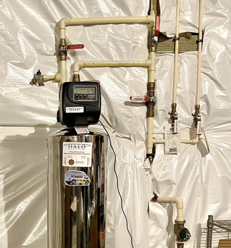Pioneer Plumbers Halo 5 Stage whole house water filtration in Fairfax VA